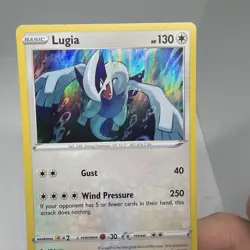 Lugia Holo Rare SWSH04: Vivid Voltage 132/185 NM Pokemon - Image 2