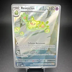 Reuniclus Illustration Rare SVP 212 Pokemon Scarlet and Violet Black Star Promo - Image 1
