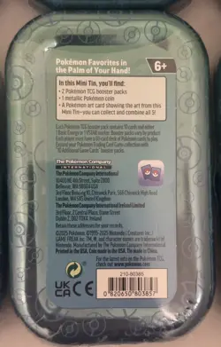 6 x Pokemon Kanto Friends Mini Tins - Brand New Factory & Sealed 2025 Reprint - Image 3