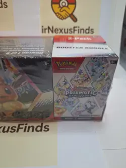 POKEMON SAMS CLUB PRISMATIC EVOLUTIONS SUPRISE BOX & BOOSTER BUNDLE SEALED PACKS - Image 4