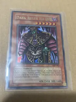 Yu-Gi-Oh! TCG Dark Ruler Ha Des LOD-001 1st Edition Ultra Rare NM - Image 1