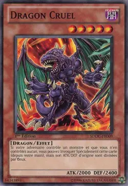 Yu-Gi-Oh : Dragon Cruel | SDDC-FR009 | Commune | EX | FR - Image 1