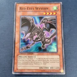 Yu-Gi-Oh! Red-Eyes Wyvern ANPR-ENSE2 Limited Ed. Moderately Played *FREE SHIP* - Image 1