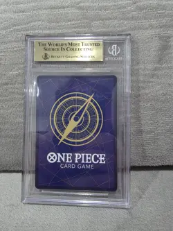 Monkey D Luffy OP11-118 Manga Alt Art SEC, Fist Of Divine Speed, BGS 10 Pristine - Image 2