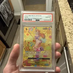 Nami 106 One Piece OP09-106 SP Alt Emperors In The New World GEM MINT PSA 10 - Image 1