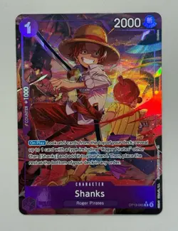 One Piece TCG - Shanks (Alt Art R) OP13-065 - Carrying on His Will - Image 1