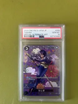 One Piece 2024 ST06-006 Tashigi PSA 10 SP Alternative Art Japanese - Image 1