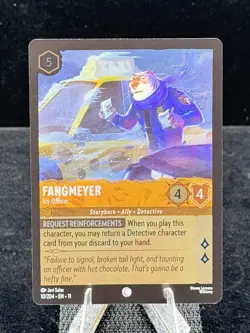 Disney Lorcana-Winterspell-Fangmeyer-Icy Officer-#10-Cold Foil-M/NM - Image 4