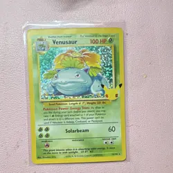Pokemon Venusaur 015/102 Base Set Holo Rare Holo 100 HP Card - Image 1