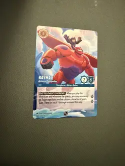 Baymax - Armored Companion Disney Lorcana Promo Card (DLPC) 9/C1 EN NON FOIL - Image 1