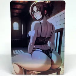 Attack on Titan Hange Zoe Goddess Anime Waifu ACG Foil Card - Image 1