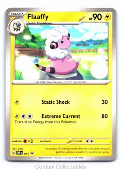 Flaaffy SVP015 - SV Black Star Promo - Pokemon Card - Near Mint - Image 1