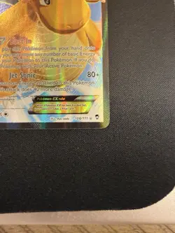 Dragonite EX 108/111 Full Art Ultra Rare Holo Pokemon XY Furious Fists Card - Image 5