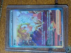Briar 171/142 SV07: Stellar Crown Special Illustration Rare Pokemon TCG Card NM - Image 2