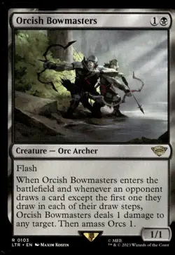 Universes Beyond: The Lord of the Rings:#103 Orcish Bowmasters - Image 1