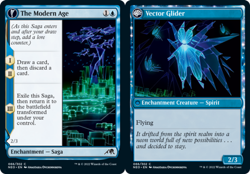 The Modern Age // Vector Glider NM, English MTG Kamigawa: Neon Dynasty - Image 1