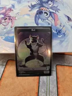 Foil Rat/Copy Token, TMNT Tokens, MTG Token, 1 pack, Magic the Gathering - Image 2