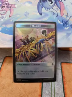 Clue Token Treasure Token 0002 0003 TMNT Foil MTG - Image 2