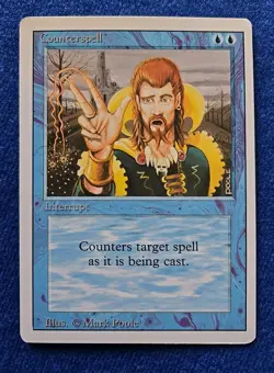 Counterspell, Revised Edition MTG 1994 Magic The Gathering - LP - Image 1