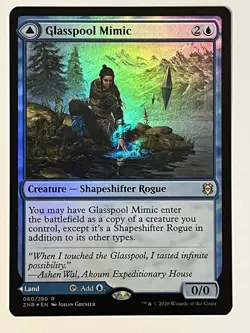 Glasspool Mimic Zendikar Rising Foil MTG NM - Image 1