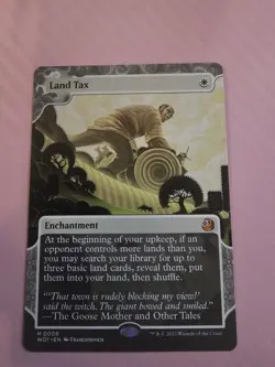 Magic TCG: Land Tax Borderless - Wilds of Eldraine: Enchanting Tales - Image 1