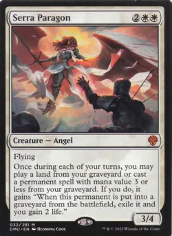 Serra Paragon Dominaria United Regular Mythic #32 NM MTG - Image 1