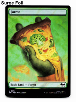 Forest (Surge Foil) 0314 TMT [Teenage Mutant Ninja Turtles] TMNT MTG NM 🌳 - Image 1