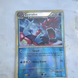 Pokemon Gyarados Holo Rare Heartgold & Soulsilver 123/123 Stage 1 2010 - Image 1