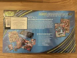 Pokemon Mega Charizard x EX Ultra-Premium Collection Box Sealed - Image 2