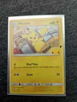 Pokemon TCG Pikachu 025/025 McDonald's 25th Anniversary Non-Holo NM - Image 4