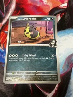 Marnie’s Morpeko 137/182 Destined Rivals Near Mint Reverse Holo Pokemon Card TCG - Image 1