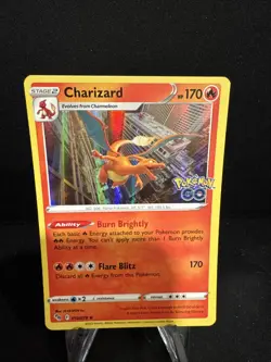 2022 Pokemon-Charizard 010/078-Pokemon GO-Holo - Image 1