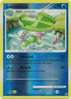 Lombre - 54/132 - Uncommon - Reverse Holo - Secret Wonders #54/132 Pokemon TCG - Image 1