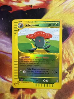 Pokemon TCG Vileplume Expedition Holo Card 31/165 Reverse Holo Rare - Image 1