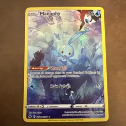 Manaphy - GG06/GG70 - Pokemon Crown Zenith Galarian Gallery Holo Card NM - Image 1