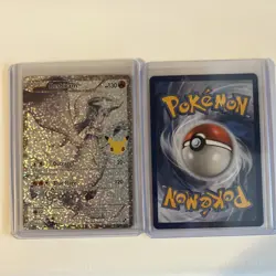 Pokemon TCG Celebrations 25th Anniversary Reshiram And Zekrom Full Art Near - Image 4