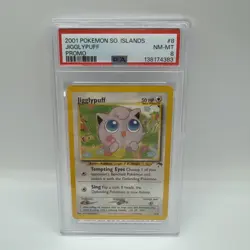 2001 Pokemon Southern Islands Jigglypuff #8 - PSA 8 NEAR MINT to MINT - CLEAN! - Image 1