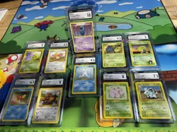 Pokemon TCG Lot Of 10 Cgc Graded Slabs - Image 1