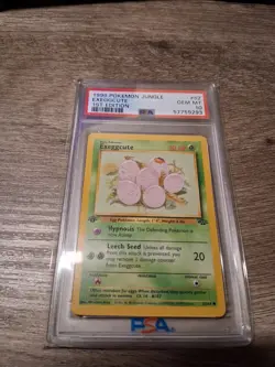 1999 Pokemon Jungle #52/64 Exeggcute 1st Edition PSA 10 Gem Mint - Image 2