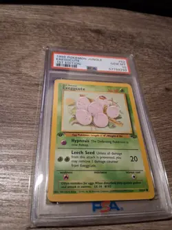 1999 Pokemon Jungle #52/64 Exeggcute 1st Edition PSA 10 Gem Mint - Image 3