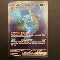 Blastoise ex 200/165 SV: Scarlet & Violet 151 Pokemon TCG NM (SKU 1-2) - Image 1