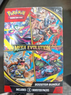 Pokemon TCG Mega Evolution Booster Bundles New Sealed 6 Packs - Image 1