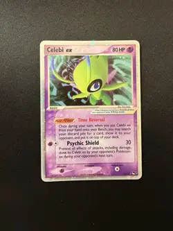Pokemon TCG Celebi ex 17/17 EX Unseen Forces Ultra Rare Holo 2005 - Image 1
