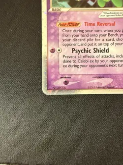 Pokemon TCG Celebi ex 17/17 EX Unseen Forces Ultra Rare Holo 2005 - Image 4
