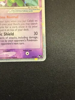 Pokemon TCG Celebi ex 17/17 EX Unseen Forces Ultra Rare Holo 2005 - Image 5