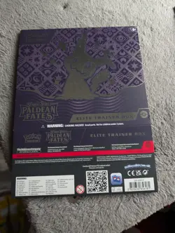 Pokemon Scarlet & Violet – Paldean Fates Elite Trainer Box EMPTY BOX ONLY Shiny - Image 1
