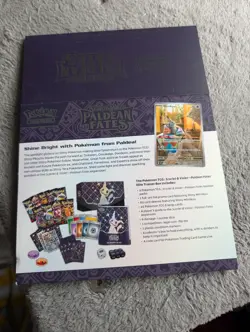 Pokemon Scarlet & Violet – Paldean Fates Elite Trainer Box EMPTY BOX ONLY Shiny - Image 2