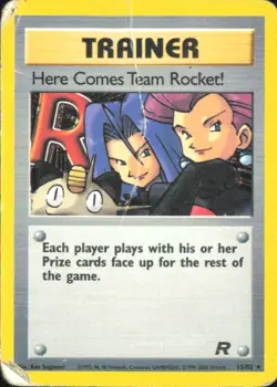 Pokemon TCG - Here Comes Team Rocket! (15) Team Rocket 15/82 HP - Image 1