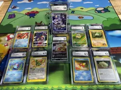 Pokemon TCG Lot Of 10 Cgc Graded Slabs - Image 1