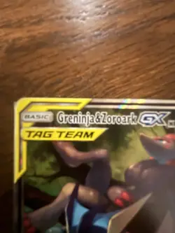 Pokemon Greninja & Zoroark GX TAG TEAM Ultra Rare Holo 201/214 250 HP - Image 2